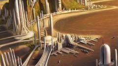 Science fiction digital art fantasy art futuristic