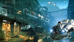 Science fiction digital art futuristic