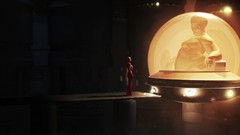 Science fiction digital art futuristic