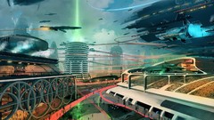 Science fiction futuristic