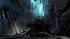 Science fiction halo concept art artwork video games futuristic 