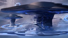 Science fiction halo concept art artwork video games futuristic