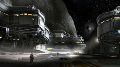 Science fiction halo concept art artwork video games Halo 4 