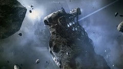 Science fiction halo outer space artwork digital art video 