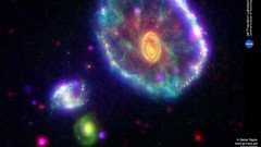 Science fiction nebulae outer space