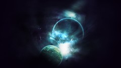 Science fiction outer space