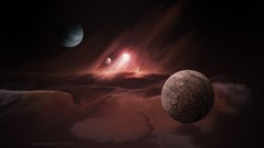 Science fiction outer space