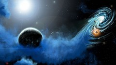 Science fiction outer space