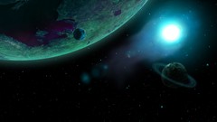 Science fiction outer space