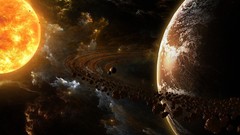 Science fiction outer space