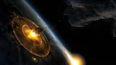 Science fiction outer space