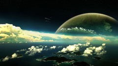 Science fiction outer space