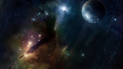 Science fiction outer space