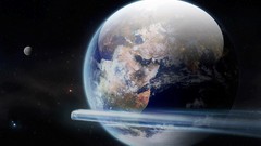 Science fiction outer space