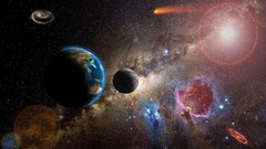 Science fiction outer space