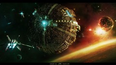 Science fiction outer space