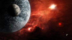 Science fiction outer space artwork