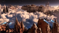 Science fiction outer space artwork