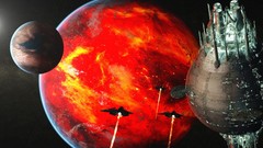 Science fiction outer space artwork