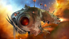 Science fiction outer space futuristic