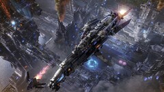 science fiction spaceship artwork futuristic digital art