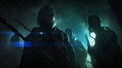 science fiction spaceship futuristic soldier digital art