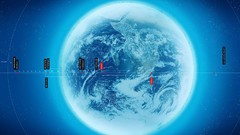 Science planets Earth infographics