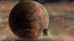 Science planets outer space