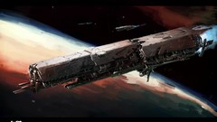 Science ships paintings drawings spaceships science fiction 