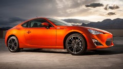 Scion side view vehicles orange cars desert road 2012 Scion FR-S