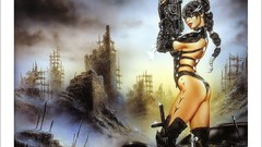 Scorpion DS luis royo fantasy art luis Lack