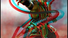 Scorpion Mortal Kombat anaglyph