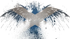 Scottish eagle white