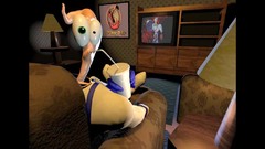 Screaming Earthworm Jim flamingos