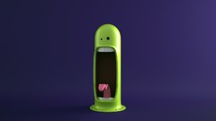 Screaming minimalistic