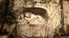 Sculptures Lions