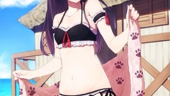 Sea Anime blush anime girls gothic lolita lolita fashion towels 