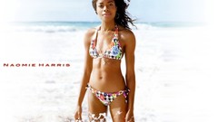 Sea Beaches Actress bikini black people Bond Girl Naomie Harris