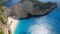 Sea Beaches cliffs Greece