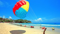 Sea Beaches hot air balloons