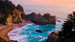 Sea Beaches natural cliff