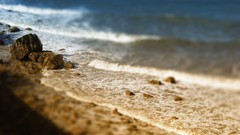 Sea Beaches wales tilt-shift