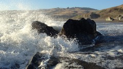 Sea Beaches waves splashes