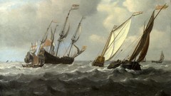 Sea Boats paintings vehicles