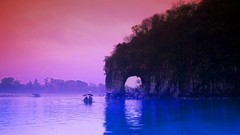 Sea China Boats arches bing rivers waterscapes