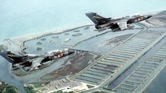 Sea clouds Aircraft fighter Italy tornado military bomber 