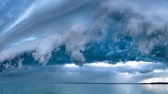 Sea clouds germany panorama bavaria overcast skyscapes
