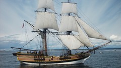 Sea clouds ocean ships Washington sailing sailing ships 