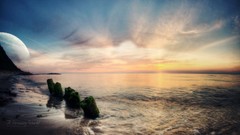 Sea clouds Seaside skyscapes