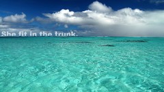 Sea clouds text waterscapes anti-motivational